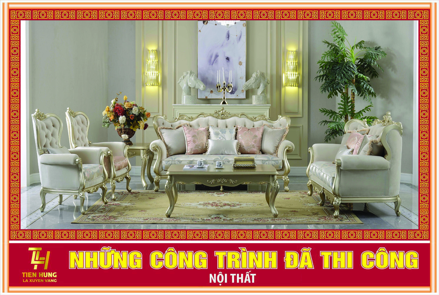 NỘI THẤT PHONG CÁCH HOÀNG GIA