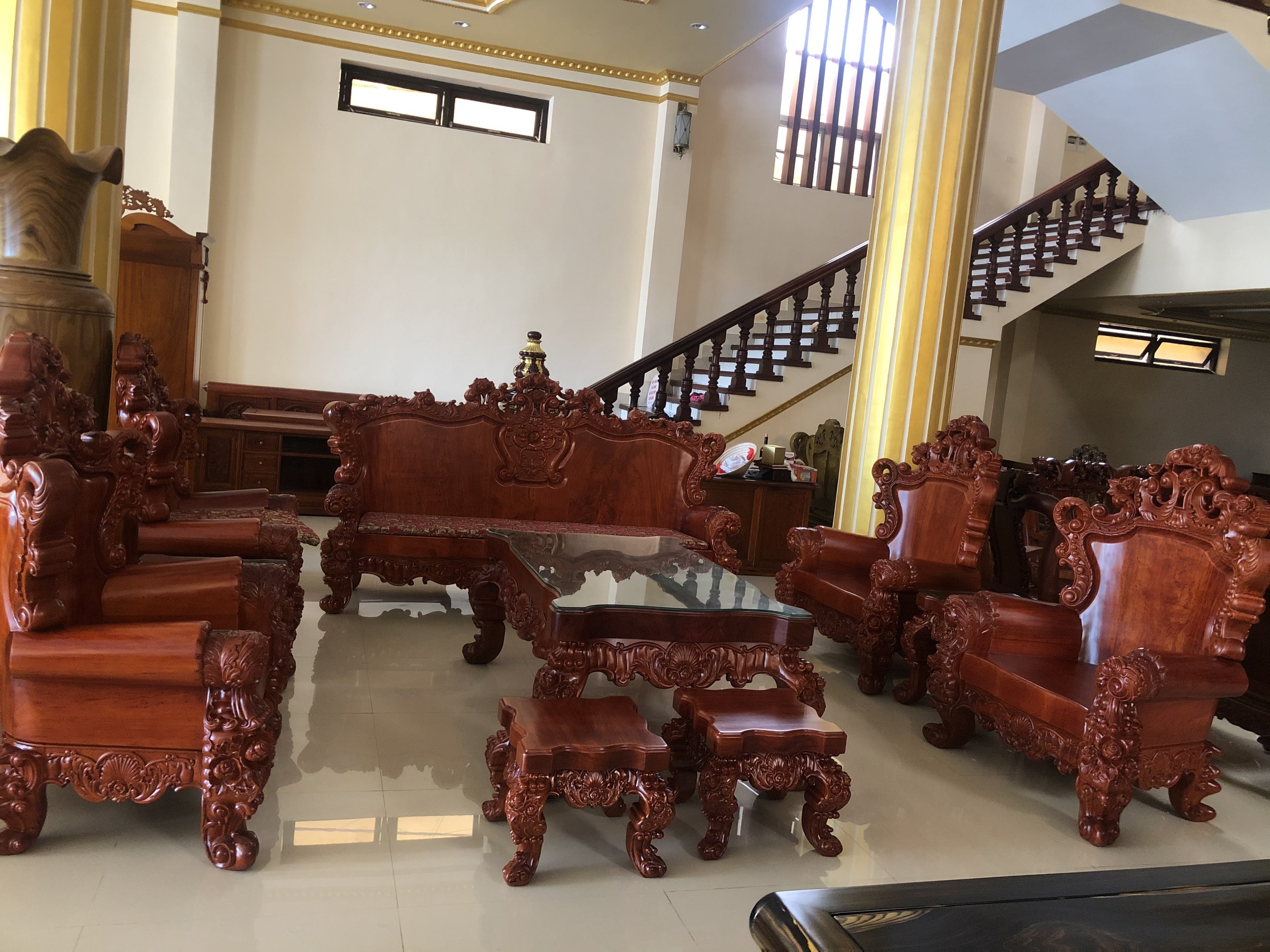 BỘ HOÀNG GIA LÁ TÂY HƯƠNG ĐÁ 10 MÓN - LIỀN KHỐI 12 CM