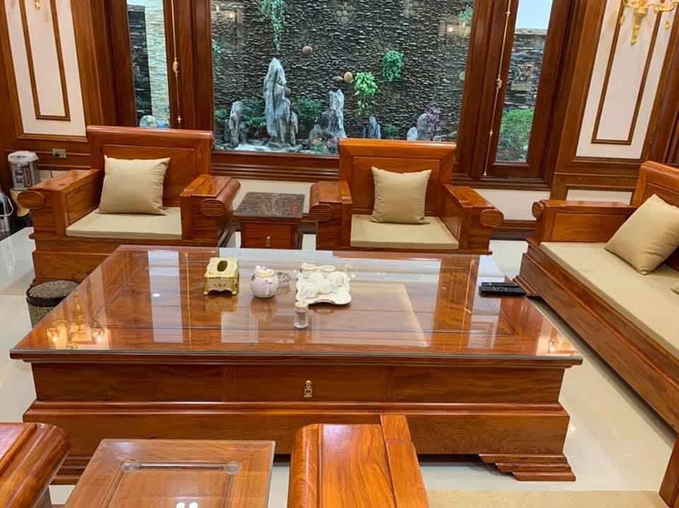 BỘ SOFA LIỀN KHỐI GỖ GÕ