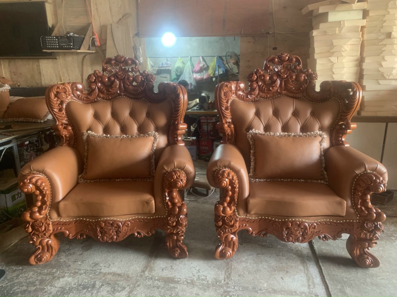 BỘ SOFA HƯƠNG ĐÁ - 7 MÓN