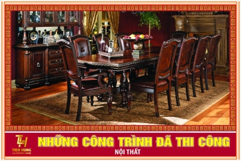 NỘI THẤT PHÒNG ĂN PHONG CÁCH HOÀNG GIA