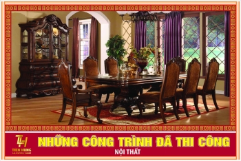 NỘI THẤT PHÒNG ĂN PHONG CÁCH HOÀNG GIA