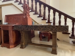 BÀN LÀM VIỆC GỖ MUN ĐUÔI CÔNG