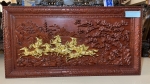 TRANH BÁT MÃ GỖ HƯƠNG LIỀN KHỐI DÂY 8 CM