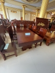 BỘ BÀN ĂN LIỀN KHỐI GỖ GÕ