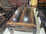 BỘ BÀN GHẾ LONG MÃ GỖ MUN - 7 MÓN
