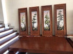 TRANH TỨ QUÝ GỖ HƯƠNG