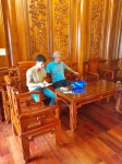 BỘ MÓC CHƯƠNG CUỐN TẦN GỖ HƯƠNG ĐÁ