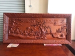 TRANH VINH QUY BÁI TỔ GỖ GỤ - LIỀN KHỐI