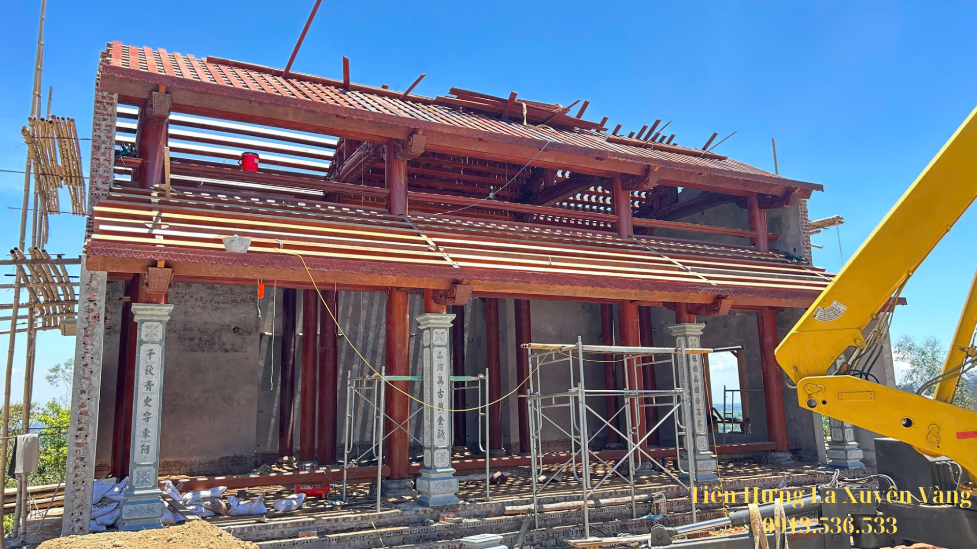 Nhà Thờ Trần Triều 3 Gian Gỗ Lim Nam Phi – Kiến Trúc Linh Thiêng, Vững Chắc Trường Tồn