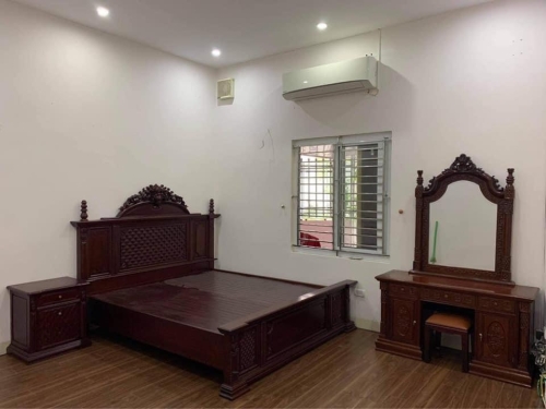 Giường - Bàn phấn lá Tây