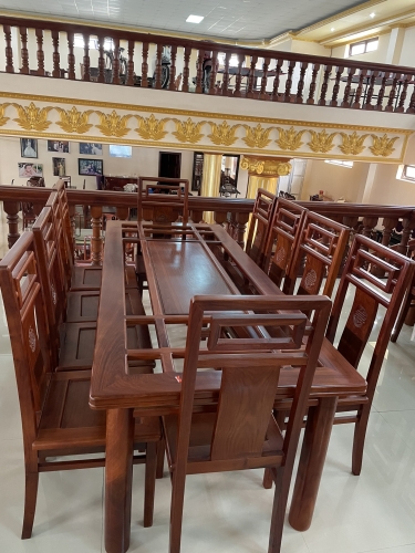 Bộ Bàn Ghế An Kiểu Nhật 8 Ghế