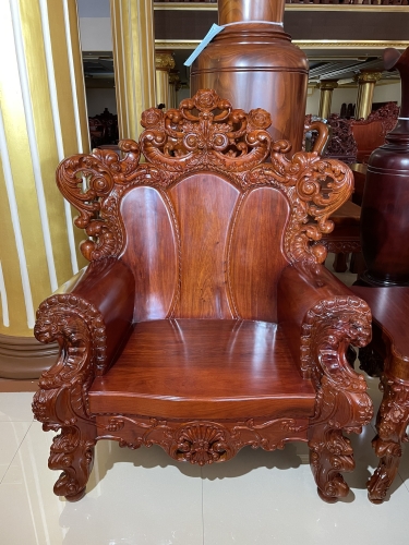 Bộ ghế lá tây gỗ hương