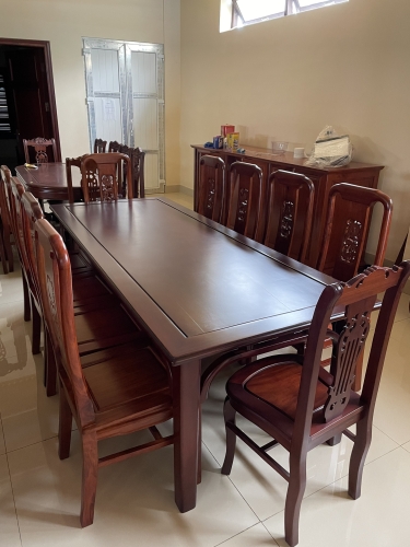 Bàn ăn chữ nhật 8 ghế