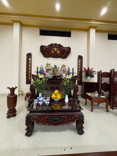 Bàn thờ Tứ linh gỗ gụ